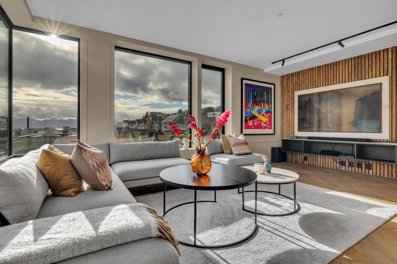 Penthouse In Downtown Tromso New Apartment Luaran gambar
